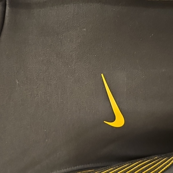 Nike Football Black Hoodie with Gold Swoosh 😃🤩😮 - Picture 3 of 10